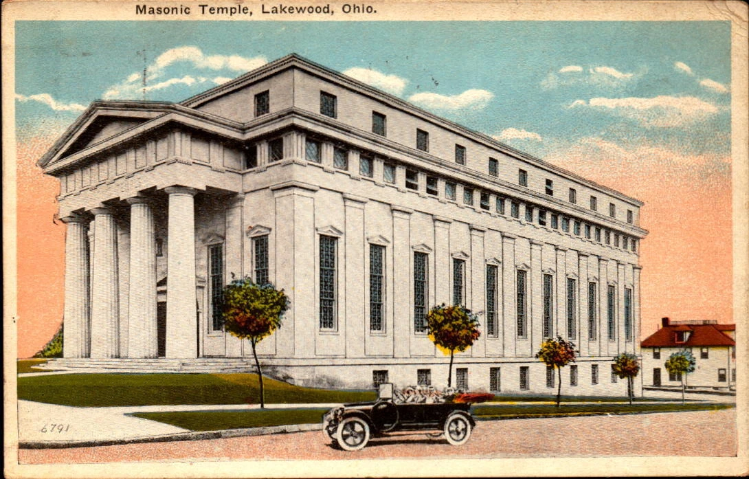 Masonic Temple Lakewood Ohio 1921